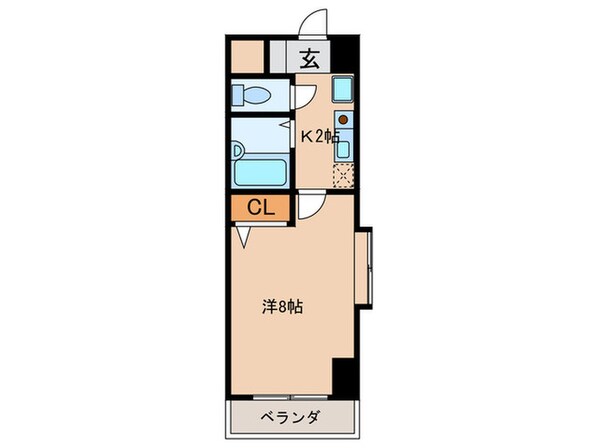 キャッスルワタナベの物件間取画像